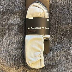 lululemon athletica No Show Sock 3 Pack - Gray